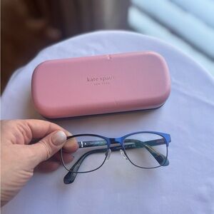 Kate Spade Blue Eyewear with Pink Case